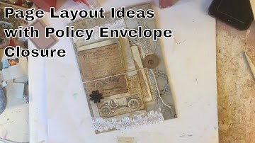 Craft with Me  -  Page Layout Ideas - Using Policy Envelope Closure