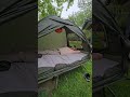 Outsunny 1/2 Person Foldable Camping Cot with Tent, Bedspread, Thick Air Mattress, 4-In-1 Elevated