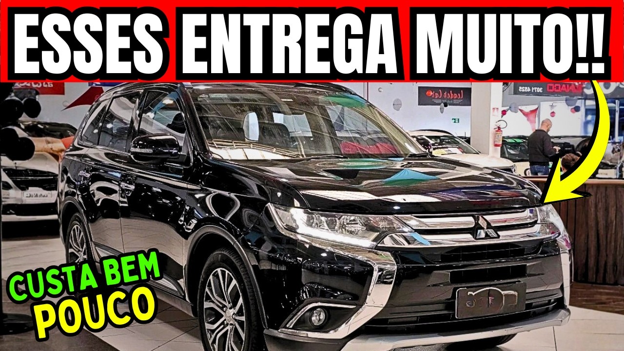 4 CARROS DA MITSUBISHI USADOS QUE SÃO PURO OURO EM 2026! QUEM ENTENDE COMPRA!!!🚨
