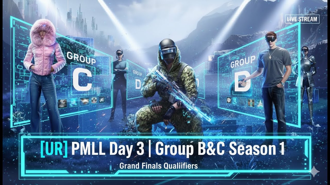 [UR] PMLL Day 3 PUBG MOBILE LOCAL LEAGUE by TOFL MAFIA | Group B&C ...
