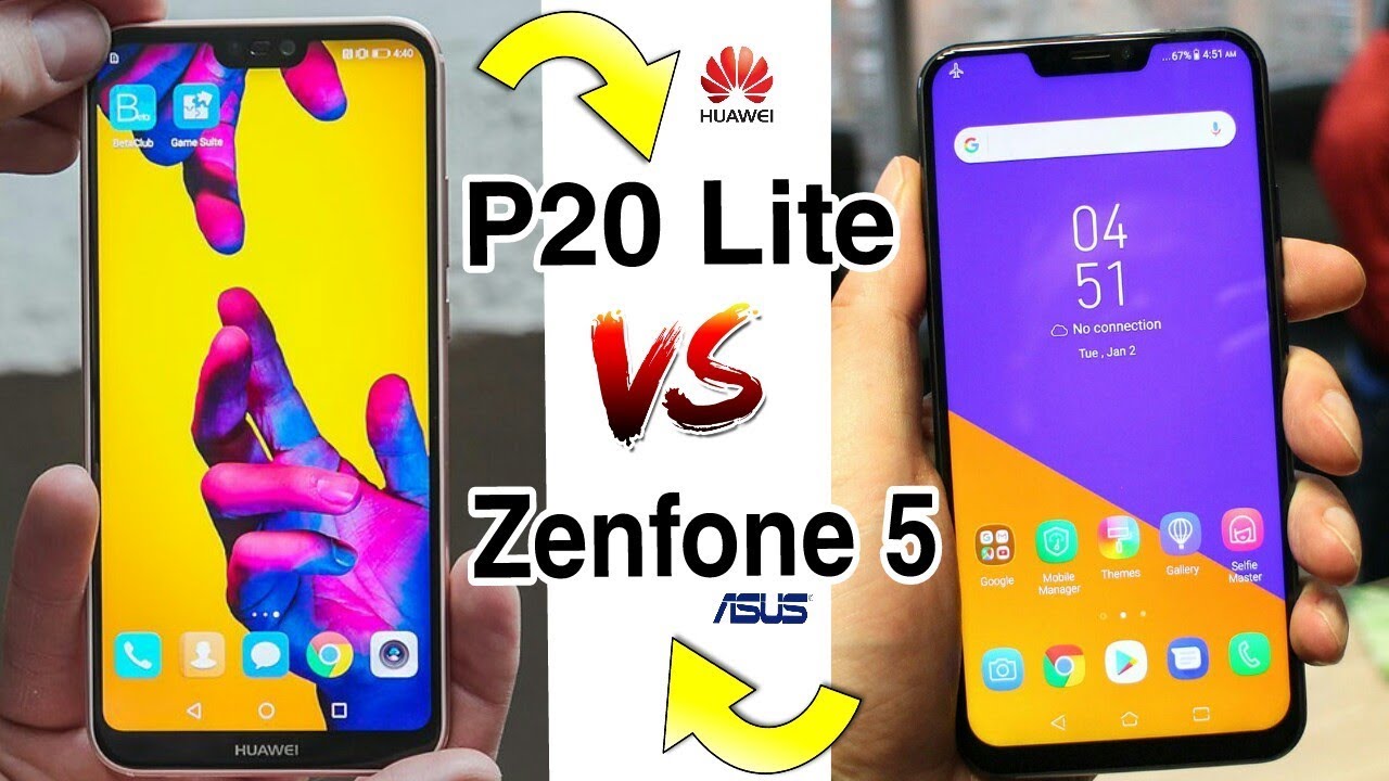 Zenfone 5 vs huawei p20 lite