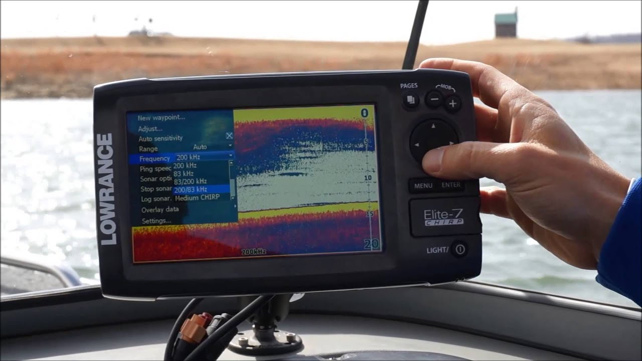 Lowrance Elite CHIRP Sonar Introduction 