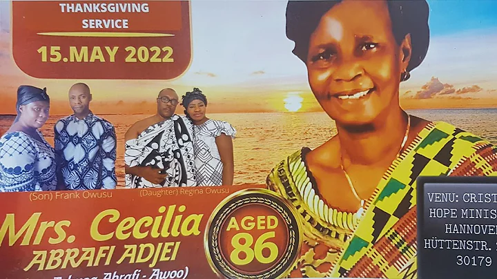 Thanksgiving Service Of The Late Obaapanin Cecilia...