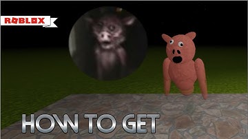 How to get the "Ghost Pig" Badge in Roblox Custom Piggy Showcase