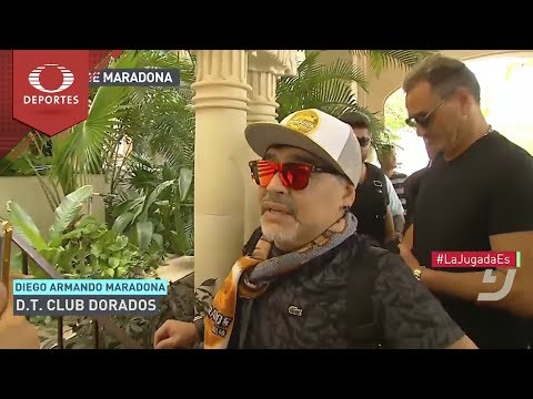 Maradona llega a tierras doradas | La Jugada | Televisa Deportes