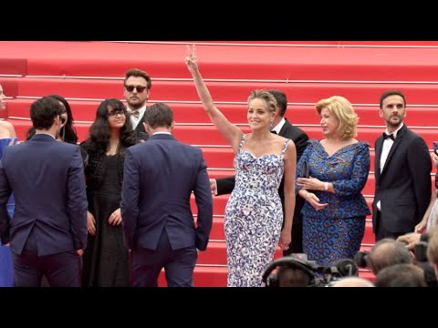 The legendary Sharon Stone and more on the red carpet in Cannes