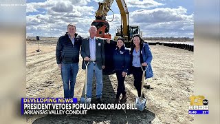 Pres. Trump vetoes bipartisan project aiming to provide safe drinking water to southern Colorado