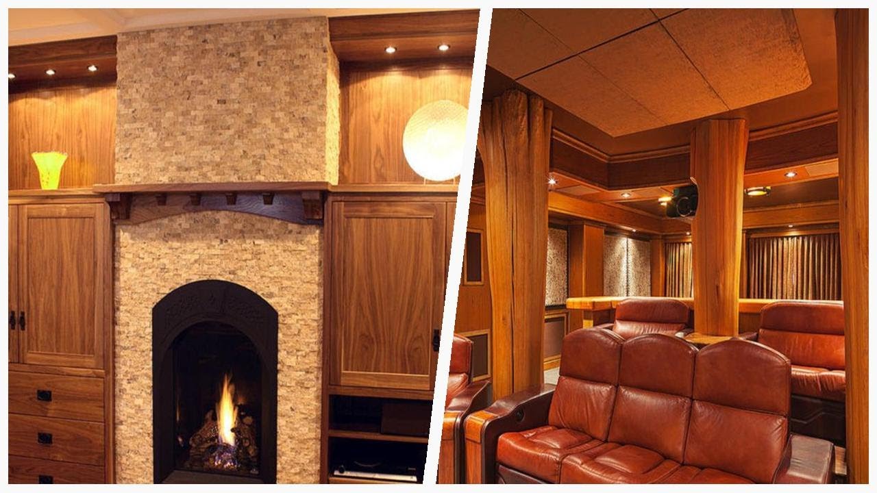 75 Craftsman Home Theater Design 🌈 - YouTube