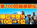 【大学駅伝2023】第100回箱根駅伝順位予想!!
