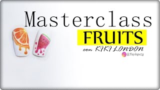 MASTERCLASS FRUITS 2 diseños de FRUTA paso a paso con Esmaltes Semip. (EN VIVO)/Desingnails Tay