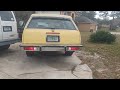 1980 Chevrolet Malibu Classic Wagon with new front turn signal assemblies and new taillights.