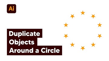 How to Duplicate Objects Around a Circle in Adobe Illustrator