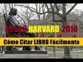 ESTILO HARVARD 2018: CÓMO CITAR LIBRO Y HACER BIBLIOGRAFÍA EN WORD