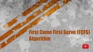 FCFS Algorithm