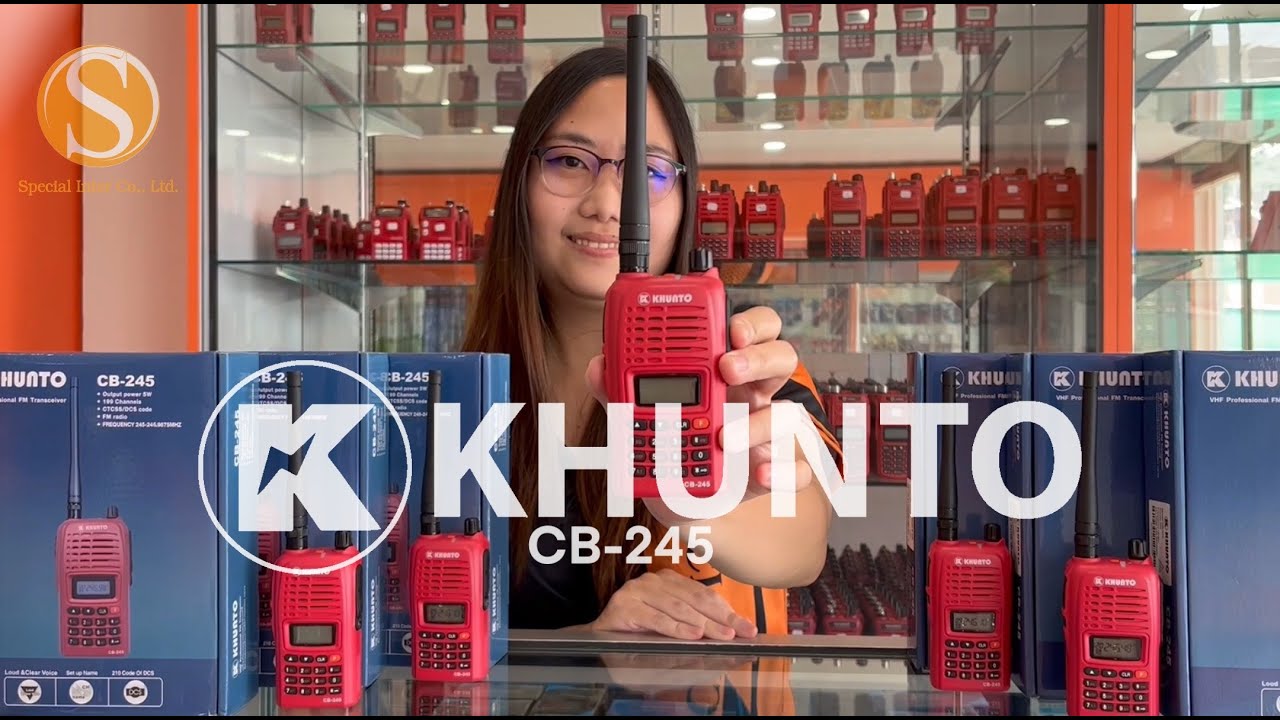 Walkie talkies KHUNTO CB-245
