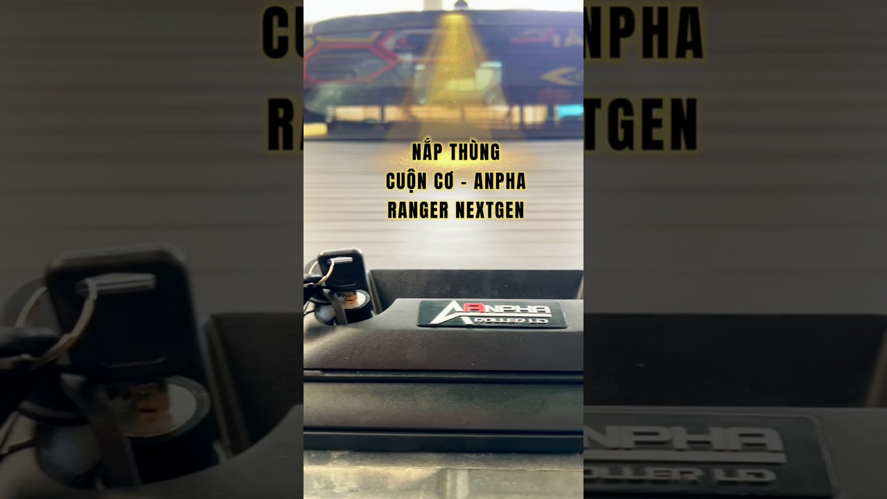 🎥 Nắp thùng cuộn cơ Anpha dành cho Ford Ranger Nextgen 2022 đến 2026 #dnlauto — Video review, click xem trên YouTube