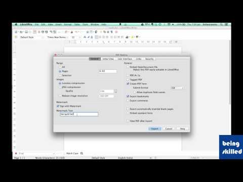 Open Office Writer Tutorial - 11 - Exportieren als PDF