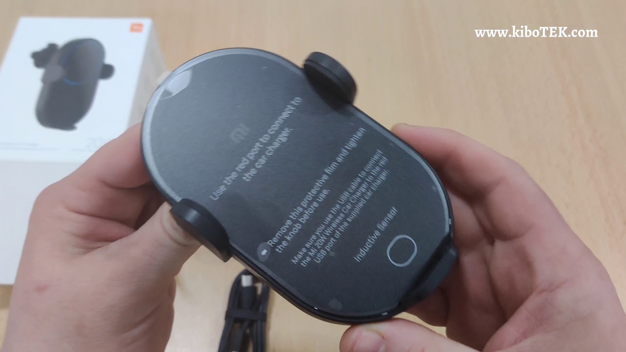 Cargador Inalámbrico de Coche Xiaomi 20W en Español (Mi wireless