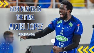 BEST PLAYER IN THE FINAL MIGUEL LOPEZ