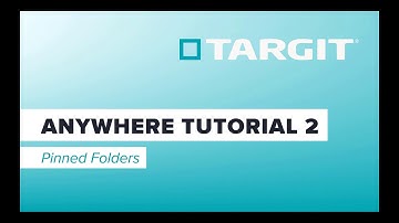 TARGIT 2021 Anywhere 02 pinned folders