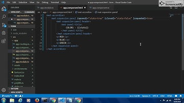 Mat Expansion Panel from Angular Material - Tutorial
