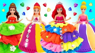 Making Exquisite Clay Outfits for Miniature Disney Princesses