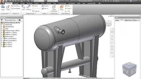 3D Modeling of Forged Nozzles with lips using 3D PV 2017 Library