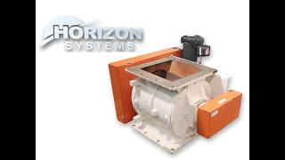 Used 12 Square Horizon Systems Rotary Airlock Valve Mild Steel | JM Industrial
