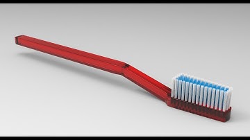 Modeling a toothbrush on 3DS Max
