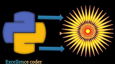 Draw sun by using Turtle module in @Python | Beginner