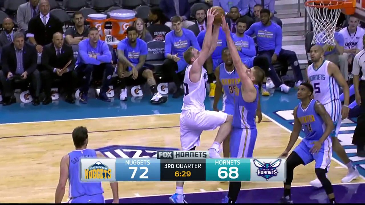 Cody Zeller NASTY poster on Nikola Jokic YouTube