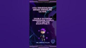 Double extortion ransomware steals data before encrypting it.