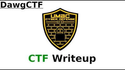 DawgCTF - Writeup