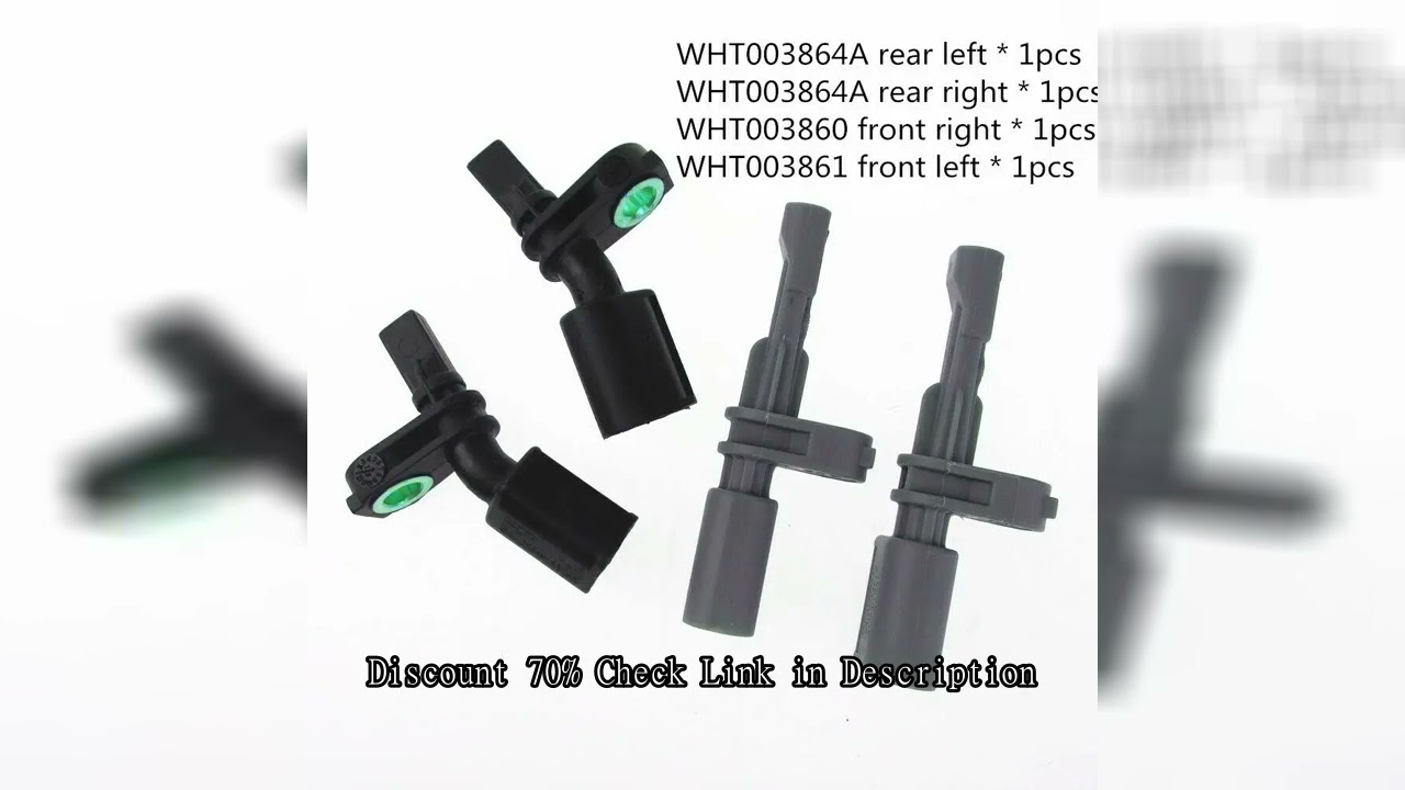 4Pcs ABS Wheel Speed Sensor Kit for VW Passat Golf 7 Audi A3 S3 TT Skoda Octavia Seat Leon WHT 003 8