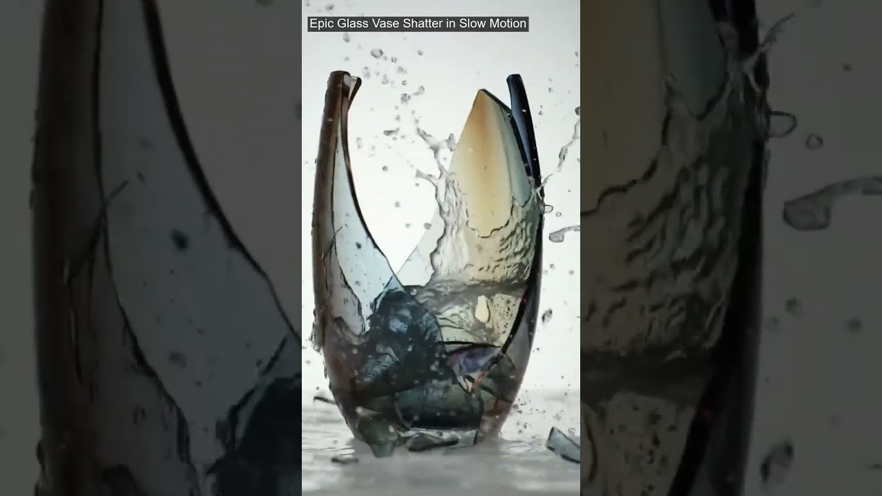 Epic Glass Vase Shatter in Slow Motion