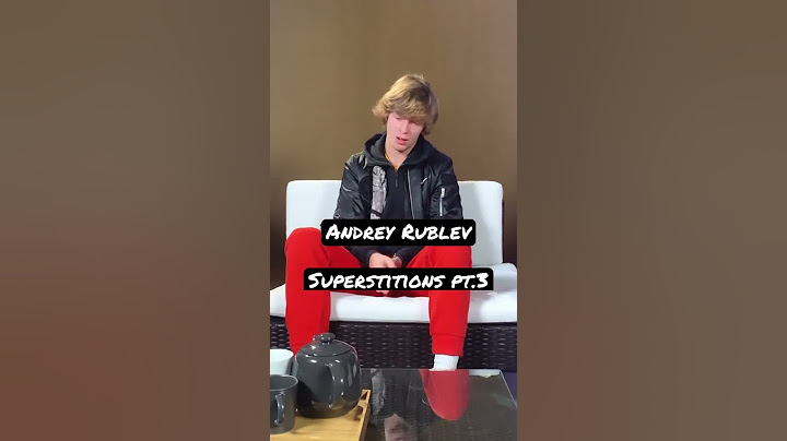 ANDREY RUBLEV tennis superstitions (Part 3) #AndreyRublev #Rublev #Shorts