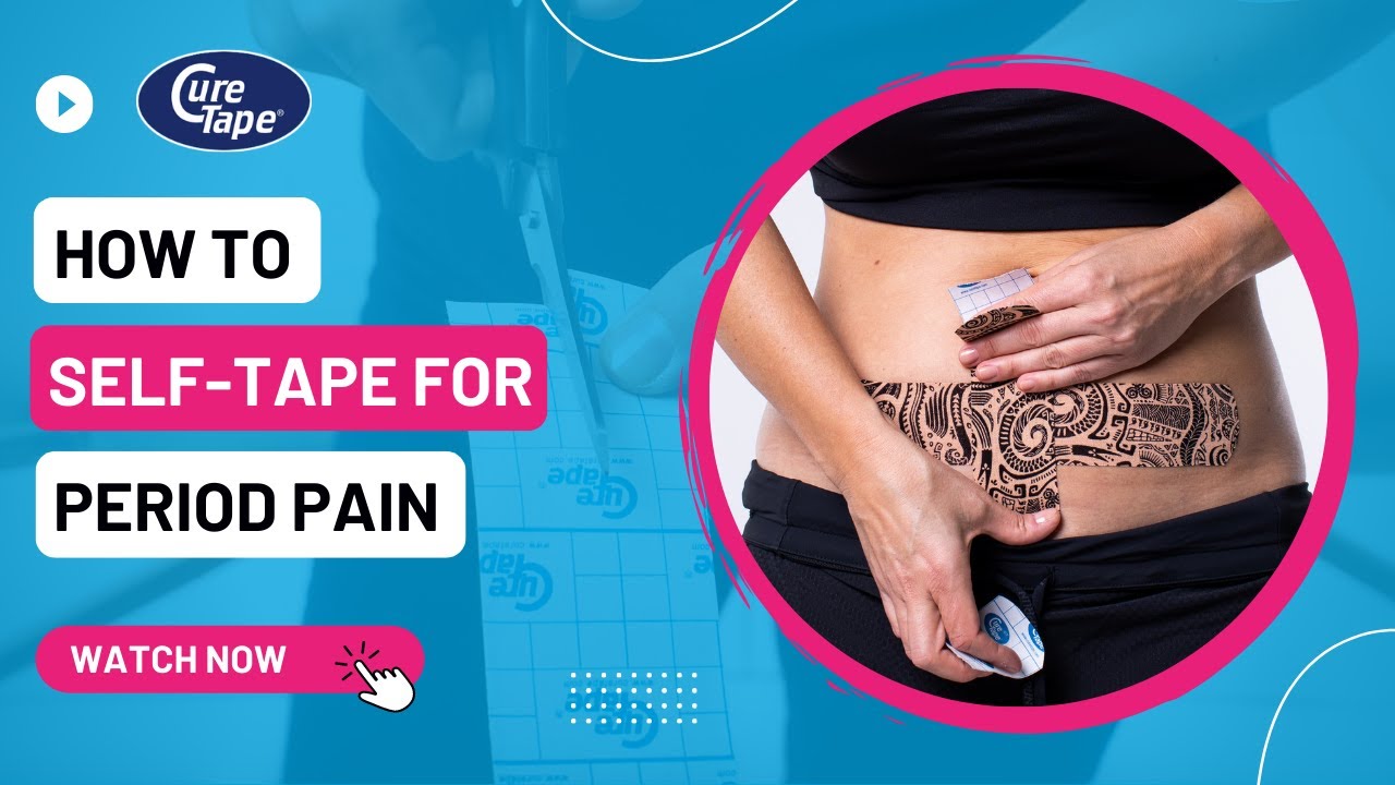How to Tape for Period Pain » Kinesiology Taping Instructions »zal