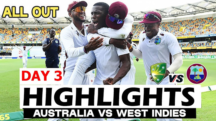 AUSTRALIA VS WEST INDIES | 1ST TEST MATCH DAY 3 HIGHLIGHTS | AUS VS WI HIGHLIGHTS