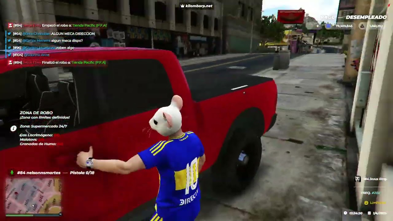 FiveM® by Cfx re   ⭐ KILOMBO RP⭐   SERVIDOR OPTIMIZADO   HOST ARGENTINO   JUGÁ Y GENERÁ DINERO REAL