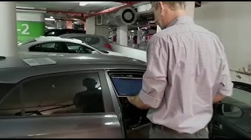 Scanning car mats with the F6 sr by Mantis Vision. Full flow video from scan to Solidworks.