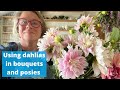 How to use dahlias in bouquets and posies