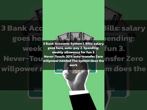 Build Wealth: 3 Bank Accounts That Changed My Financial Life #shorts