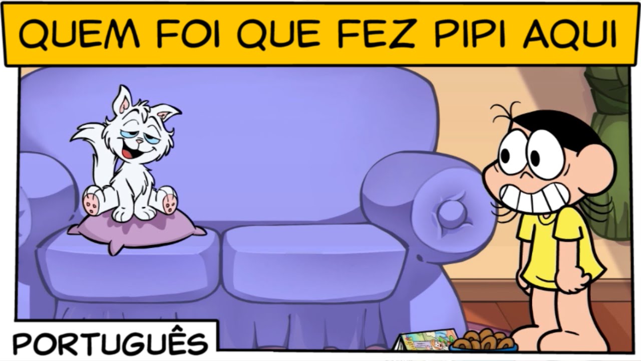 Quem foi que fez pipi aqui? | Turma da Mônica