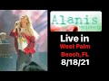 Capture de la vidéo Alanis Morissette Live In West Palm Beach, Fl 8/18/21 - Concert 4K Video
