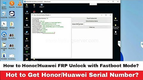 How to Get Honor/Huawei Seral Namber on Fastboot Mode|Honor FRP Reset with Fastboot Mode by FRP Code