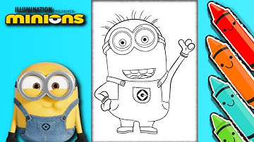 Color Along With Minions In This Fun Coloring Pages Video!