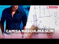 CAMISA SOCIAL MASCULINA SLIM / PAULA BATISTA.