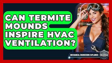 Can Termite Mounds Inspire HVAC Ventilation? - Mechanical Engineering Explained