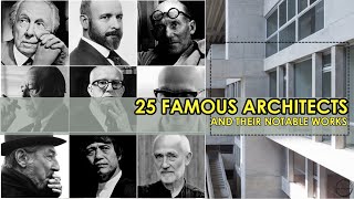 IMPORTANT NATA & JEE Questions|25 FAMOUS ARCHITECTS OF ALL TIME AND THEIR  WORKS | The Rough Book|