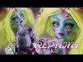 REPAINT! Tropical Mermaid Custom Collab w/ Dollightful Monster High Doll OOAK • JackyOhhh